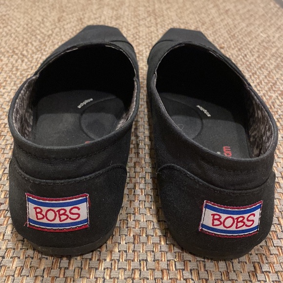 Skechers BOBS 8.5 Black Memory Foam Slip On Shoes - Picture 5 of 9